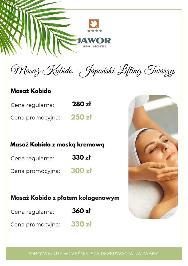 Przygotowanie do masażu kobido